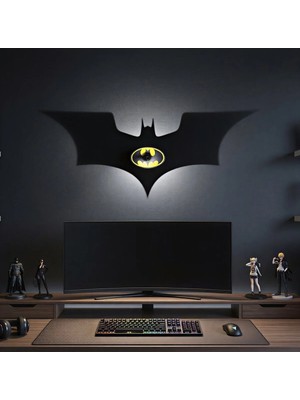 Lumishade Batman Gölge Lambası - Batman Gece Lambası - Hediyelik - Dekor