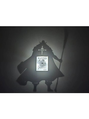 Lumishade Barba Blanca/beyaz Sakal Gölge Lambası - One Piece Gece Lambası - Anime