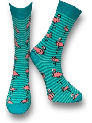 Me-Vo Unisex Flamingo Çorap