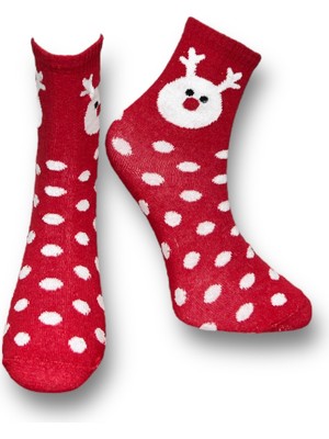 Me-Vo Tekli Christmas Desenli Unisex Çorap