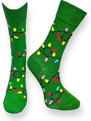 Me-Vo Unisex Christmas Desenli Çorap