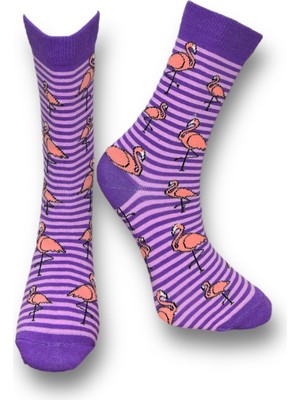 Me-Vo Tekli Unisex Flamingo Çorap