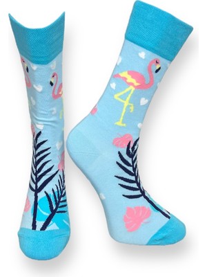 Me-Vo Unisex Flamingo Çorap