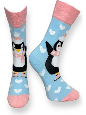 Me-Vo Unisex Penguen Çorap
