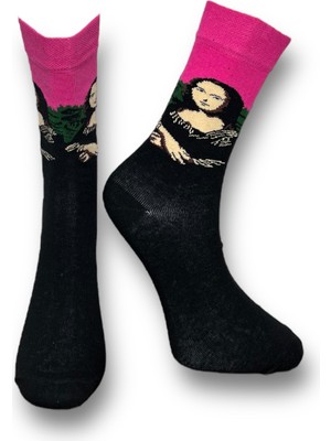 Me-Vo Unisex Mona Lisa Çorap
