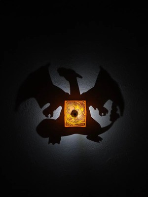 Lumishade Pokemon Charizard Gölge Lambası - Gece Lambası - Anime