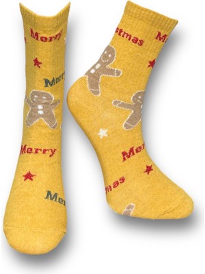 Me-Vo Tekli Christmas Desenli Unisex Çorap