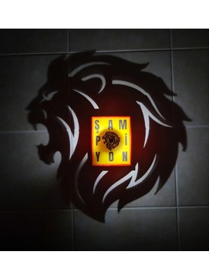 Lumishade Şampiyon Aslan Gölge Lambası - Gece Lambası