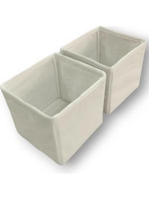 Happy Trend Beyaz Çekmece Içi Düzenleyici Organizer Set - Çok Amaçlı Dolap Içi Kutu Seti (13 * 13 * 13)