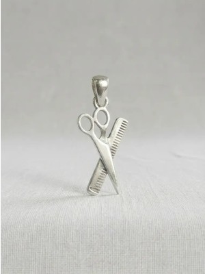 Aytekin Jewelry Gümüş Berber Temalı Kolye Ucu 925 Ayar