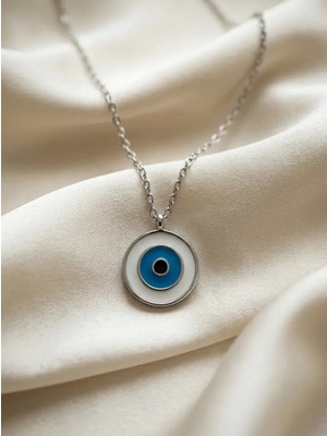 Aytekin Jewelry Gümüş Nazar Kolye 925 Ayar