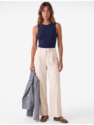 Koton Slim Fit Kolsuz Bisiklet Yaka Bodysuit