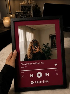 Sepetten Eve Dünyanın En Güzel Kızı Aynalı Tablo Sevgiliye Hediye Anlamlı Hediye Aynalı Spotify Kodlu Makyaj Tablosu Nzl