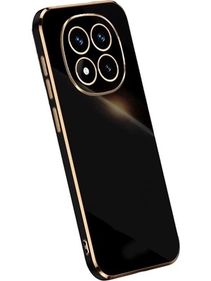 Mey Ithalat®   Redmi Note 14 Pro Plus Kılıf Volet Silikon - Siyah