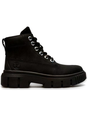 Timberland TB0A5RNG Greyfield Mid Lace Up Boot Siyah Kadın Bot