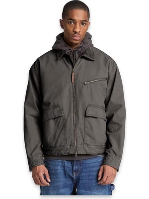 Timberland TBC0YH7F Strafford Canvas Jacket Siyah Erkek Mont