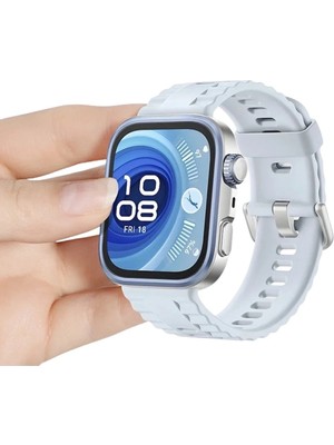 Mey Ithalat®  Huawei Fit 4 Nova Silikon Kordon - Turuncu