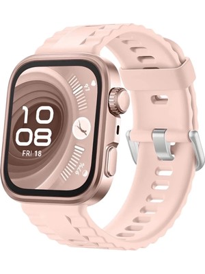 Mey Ithalat®  Huawei Fit 4 Nova Silikon Kordon - Pembe