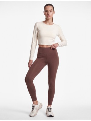 Koton Yüksek Bel Slim Fit Dikiş Detaylı Spor Tayt