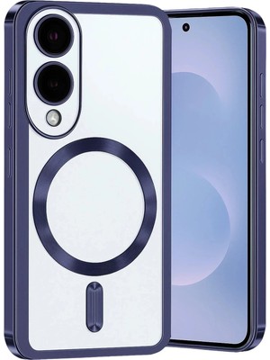 Mey Ithalat®  Samsung Galaxy S25 Edge Kross Magneticsafe Kapak - Lacivert