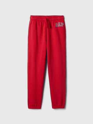Gap Erkek Çocuk Kırmızı Gap Logo Relaxed Jogger Eşofman Altı