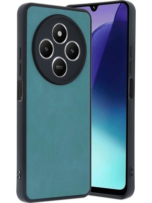 Mey Ithalat®   Redmi 14C Kılıf Aras Deri Kapak - Açık Yeşil