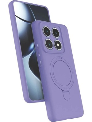 Mey Ithalat®   Mi 14T Pro Regal Magsafe Standlı Kapak - Lila