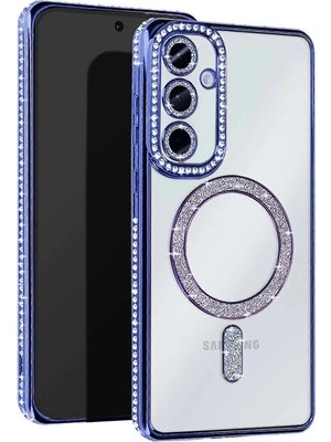 Mey Ithalat®  Samsung Galaxy A16 5g Joke Simli Magneticsafe Kılıf - Mavi