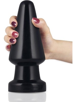 Ed Collection Truvashop 17 cm Dev Anal Plug Zenci Kalın Anal Dildo Butt Plug
