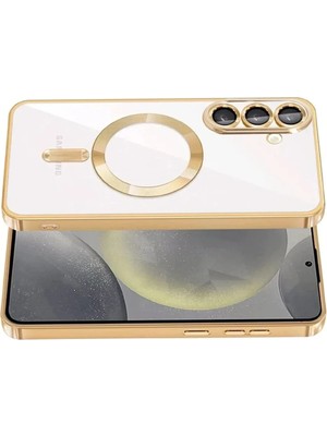 Mey Ithalat®  Samsung Galaxy S26 Plus Kross Magneticsafe Kapak - Gold