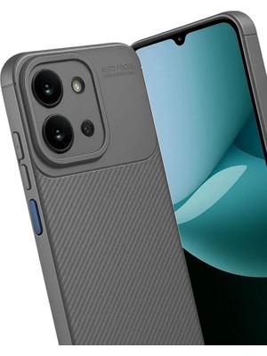 Mey Ithalat®   Redmi 15C 4g Auto Focus Karbon Kapak - Gri