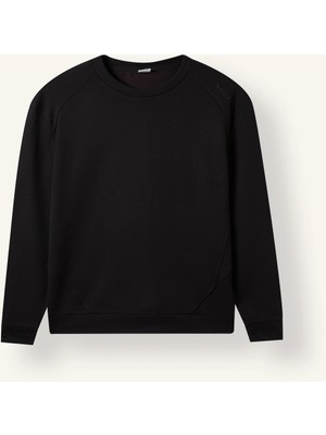 DeFacto Standart Fit Bisiklet Yaka Dikiş Detaylı Baskılı Sweatshirt I0568AX26WN