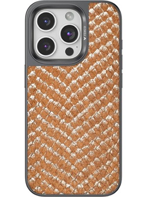 Mey Ithalat®  iPhone 15 Pro Max Viper Kapak - Kahverengi