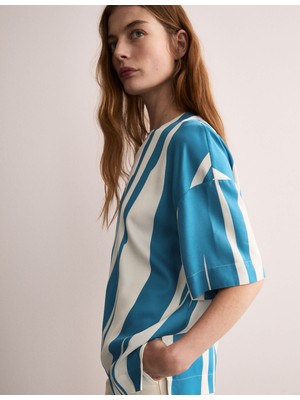 Marks & Spencer Çizgi Detaylı Bluz