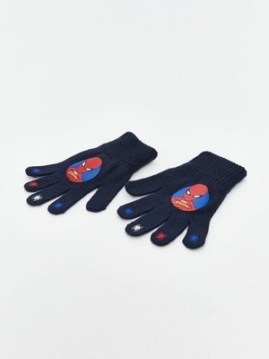 Lc Waikiki Yeni Sezon Spider-Man Baskılı Erkek Çocuk Triko Eldiven