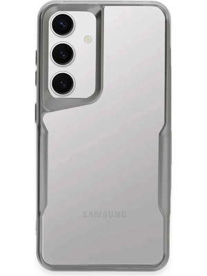 Mey Ithalat®  Samsung Galaxy S24 Kılıf Boyi Silikon Kapak - Gümüş