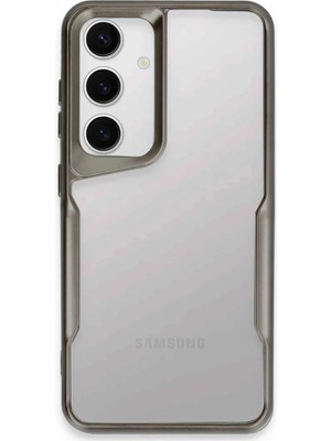 Mey Ithalat®  Samsung Galaxy S24 Kılıf Boyi Silikon Kapak - Titan Gri