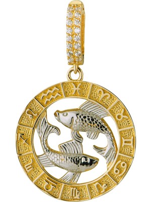 goldkupe Balık Burç Altın Charm 2,93 gr