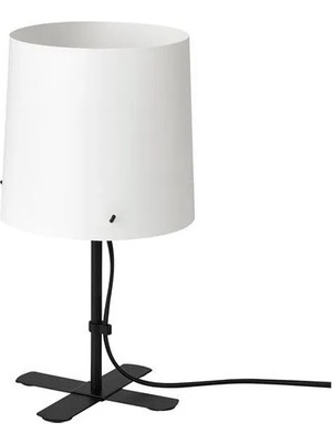 IKEA Barlast Abajur , Siyah-Beyaz, 31 cm