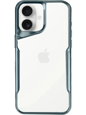 Mey Ithalat®  iPhone 16 Kılıf Boyi Silikon Kapak - Turkuaz