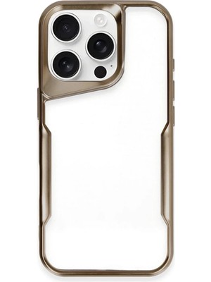 Mey Ithalat®  iPhone 16 Pro Kılıf Boyi Silikon Kapak - Desert