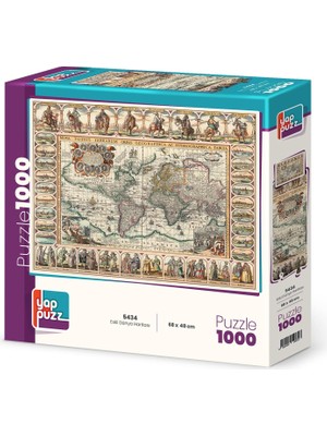 Happy Trend Dünya Haritası 1000 Parça Puzzle