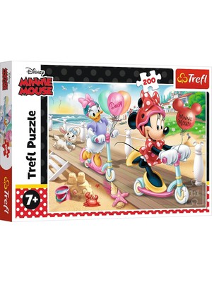 Happy Trend Puzzle Minnie On The Beach 200 Parça Yapboz