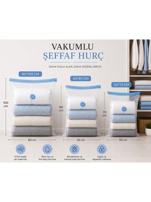 Happy Trend Vakumlu Hurç Poşeti (1, 50X70)