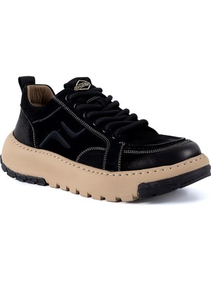 Guja 552 26KA Erkek Sneaker Günlük Ayakkabı Siyah Nubuk