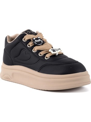 Guja 421 26KA Kadın Sneaker Günlük Ayakkabı Siyah