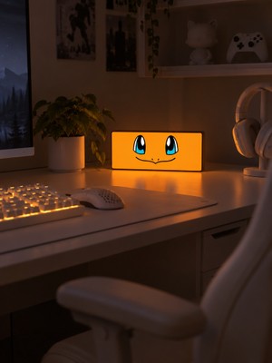 3Dlab Three-Dimensional Systems Charmander LED Box Mini Gece Lambası - Sevimli Pokemon Karakteri Masa Üstü Işıklı Figür