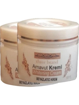 Bezos Three Brand Arnavut Kremi Whitens Cream Tüm Bölge Aklık Kremi 100 ml