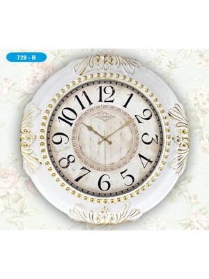 Galaxy Duvar Saati Beyaz 60 cm 729-B