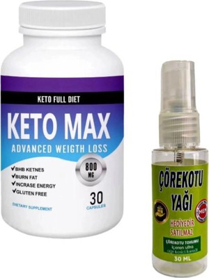 Bezos Keto Max Dstklyci Ürün 30LU x 1 Adet + Erotikmasaj Yağı 30 ml